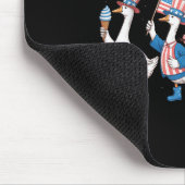 Glückwunsch 4. Juli Enten Unabhängigkeitstag Ameri Mousepad (Ecke)