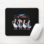 Glückwunsch 4. Juli Enten Unabhängigkeitstag Ameri Mousepad (Mit Mouse)
