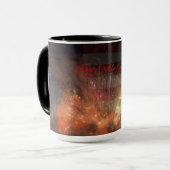 Glückwunsch 4. Juli - Feuerwerksflagge Adler und S Tasse (Vorderseite Links)