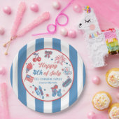 Glückwunsch 4. Juli Fireworks GRILLEN Party Paper  Pappteller (Party)