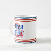 Glückwunsch 4. Juli Fireworks USA-63261 Kaffeetasse (Vorderseite Links)