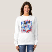 Glückwunsch 4. Juli Fireworks USA-63261 Sweatshirt (Vorne ganz)