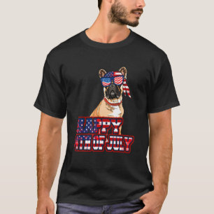 Glückwunsch 4. Juli Französisch Bulldog American F T-Shirt