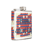 Glückwunsch 4. Juli Geschenk Flachmann (Rechts)