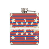 Glückwunsch 4. Juli Geschenk Flachmann (Rückseite)