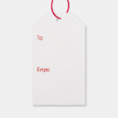 Glückwunsch 4. Juli Goldendoodle Hunde Feuerwerk Geschenkanhänger (Rückseite)