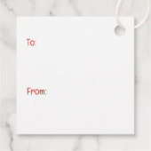 Glückwunsch 4. Juli Goldendoodle Hunde Feuerwerk Geschenkanhänger (Rückseite)