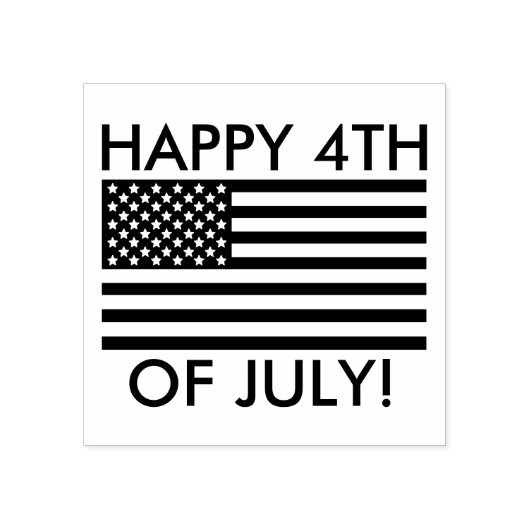 Glückwunsch 4. Juli Gummistempel (Prägung)