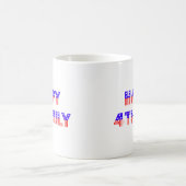 Glückwunsch 4. Juli Kaffeetasse (Mittel)