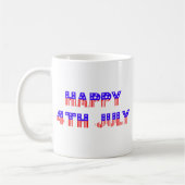 Glückwunsch 4. Juli Kaffeetasse (Links)