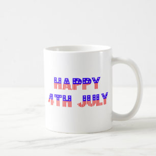 Glückwunsch 4. Juli Kaffeetasse