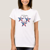 Glückwunsch 4. Juli "Lass Freedom Ring" T - Shirt (Vorderseite)