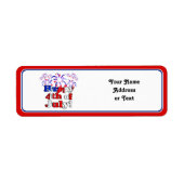 Glückwunsch 4. Juli mit Feuerwerk (Vorne)