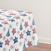 Glückwunsch 4. Juli Niedliches Party Pattern Table Tischdecke (Beispiel)