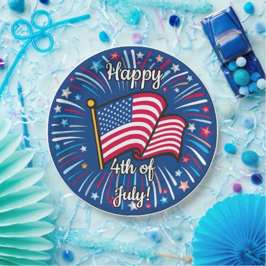 Glückwunsch 4. Juli Pappteller (Party)