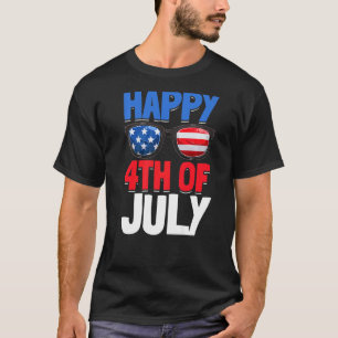 Glückwunsch 4. Juli Party US Flag Patriotic Tag 4. T-Shirt