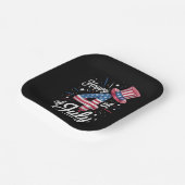 Glückwunsch 4. Juli Patriotic American Flag USA Pappteller (Gewinkelt)