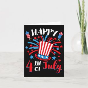 Glückwunsch 4. Juli Patriotic American USA Flag Me Karte