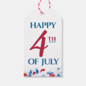Glückwunsch 4. Juli Pop von Geschenkanhänger (Vorderseite)