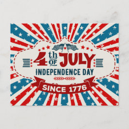 Glückwunsch 4. Juli Postkarte