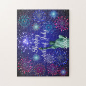 Glückwunsch 4. Juli Puzzle (Vertikal)