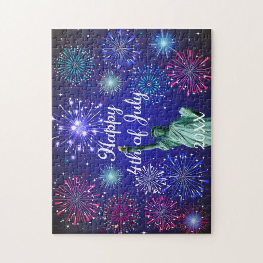 Glückwunsch 4. Juli Puzzle (Vertikal)