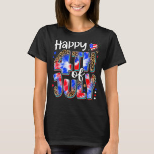 Glückwunsch 4. Juli Red White Blue American Flag P T-Shirt