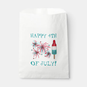 Glückwunsch 4. Juli Rocket Pop Fireworks USA Geschenktütchen