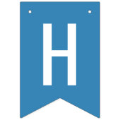 Glückwunsch 4. Juli Rot Weiß und Blau Wimpelkette (Zweite Fahne)