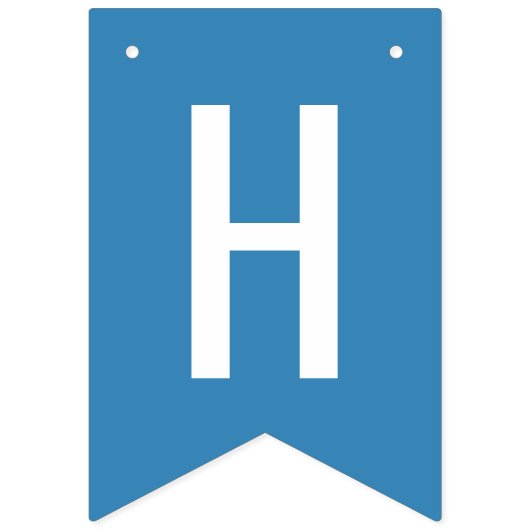 Glückwunsch 4. Juli Rot Weiß und Blau Wimpelkette (Zweite Fahne)