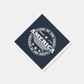 Glückwunsch 4. Juli Serviette (Ecke)