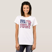 Glückwunsch 4. Juli T-Shirt (Vorne ganz)