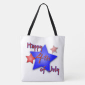 Glückwunsch 4. Juli Tasche (Rückseite)