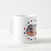 Glückwunsch 4. Juli Tasse (Vorderseite Links)