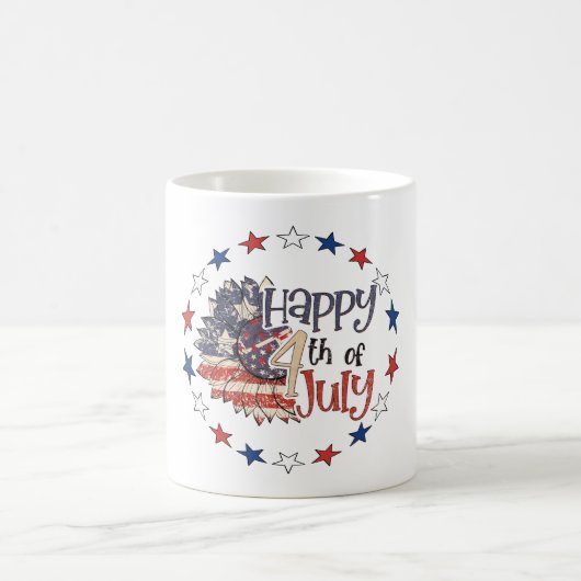 Glückwunsch 4. Juli Tasse (Mittel)