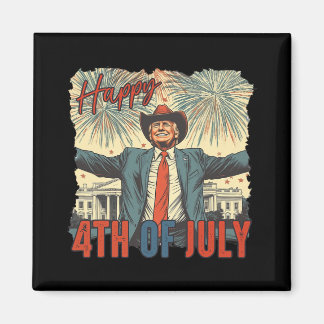 Glückwunsch 4. Juli Trump Unabhängigkeitstag 1 Magnet