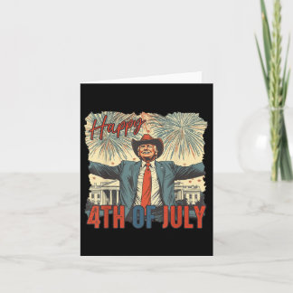 Glückwunsch 4. Juli Trumps Unabhängigkeitstag Karte