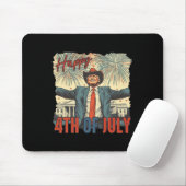 Glückwunsch 4. Juli Trumps Unabhängigkeitstag Mousepad (Mit Mouse)