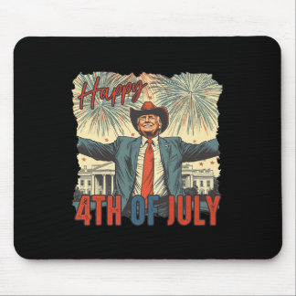 Glückwunsch 4. Juli Trumps Unabhängigkeitstag Mousepad