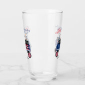 Glückwunsch 4. Juli Unabhängigkeit Beer Soda Tea G Glas (Links)