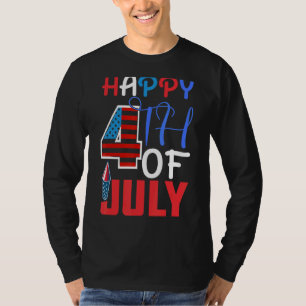 Glückwunsch 4. Juli Unabhängigkeitstag 1776 Amerik T-Shirt