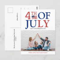 Glückwunsch 4. Juli Unabhängigkeitstag Amerika Fot