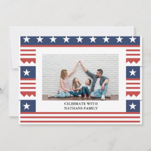 Glückwunsch 4. Juli Unabhängigkeitstag Foto