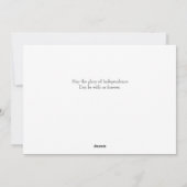 Glückwunsch 4. Juli Unabhängigkeitstag Foto Feiertagskarte (Rückseite)