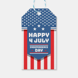 Glückwunsch 4. Juli Unabhängigkeitstag in Amerika Geschenkanhänger