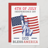 Glückwunsch 4. Juli Unabhängigkeitstag Party (Vorne/Hinten)