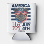 Glückwunsch 4. Juli Unabhängigkeitstag Party Dosenkühler (Vorderseite)