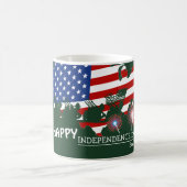 Glückwunsch 4. Juli Unabhängigkeitstag Party Kaffeetasse (Mittel)