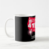 Glückwunsch 4. Juli Unabhängigkeitstag Party Kaffeetasse (Links)