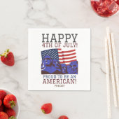 Glückwunsch 4. Juli Unabhängigkeitstag Party Serviette (Beispiel)